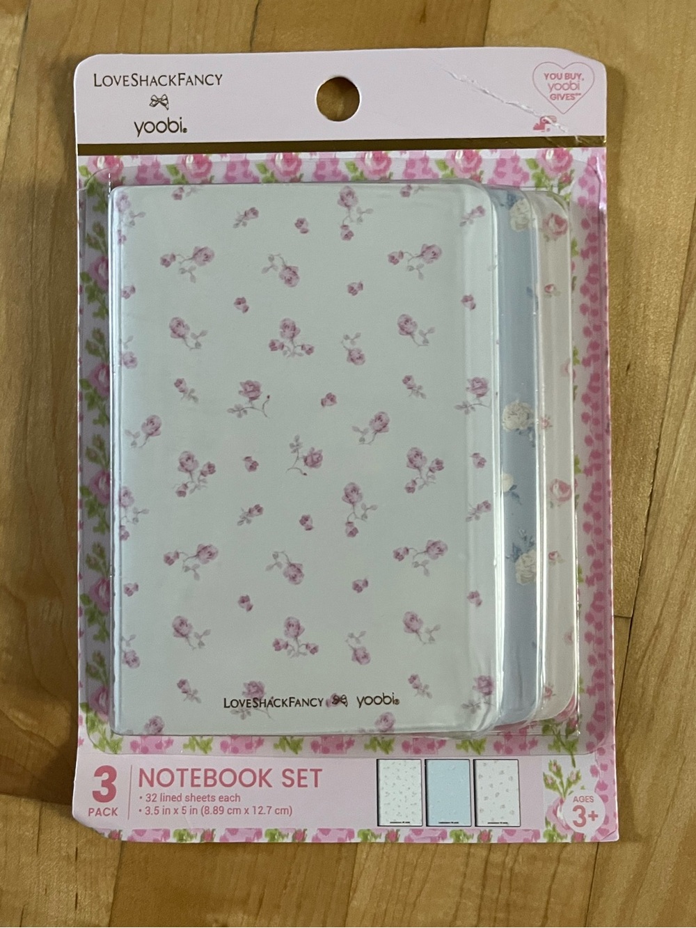 LoveShackFancy - Set of 2 - Sterling Dusk - Mini Brush & Mini Notebooks - Picture 4 of 5